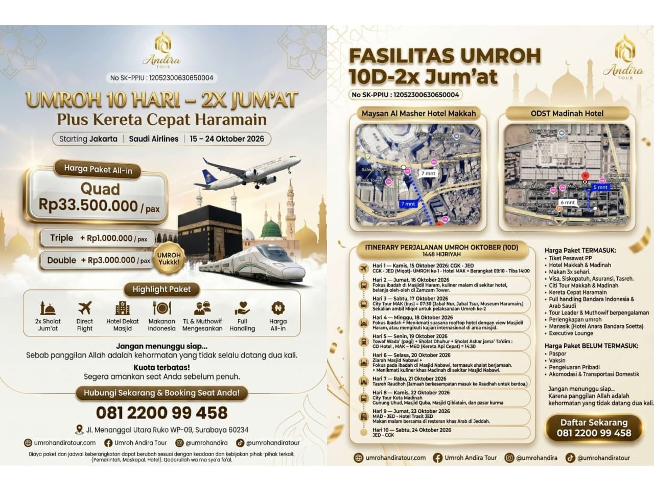 Brosur UMROH 10 HARI BINTANG 3