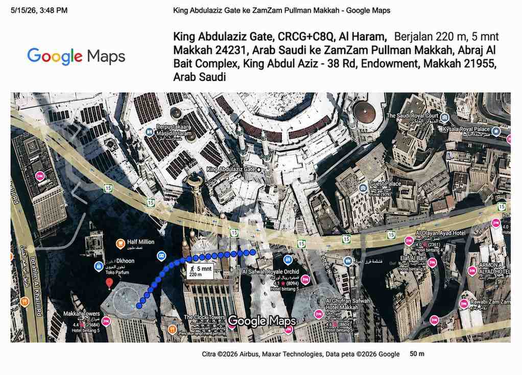 Foto ZamZam Pullman Makkah